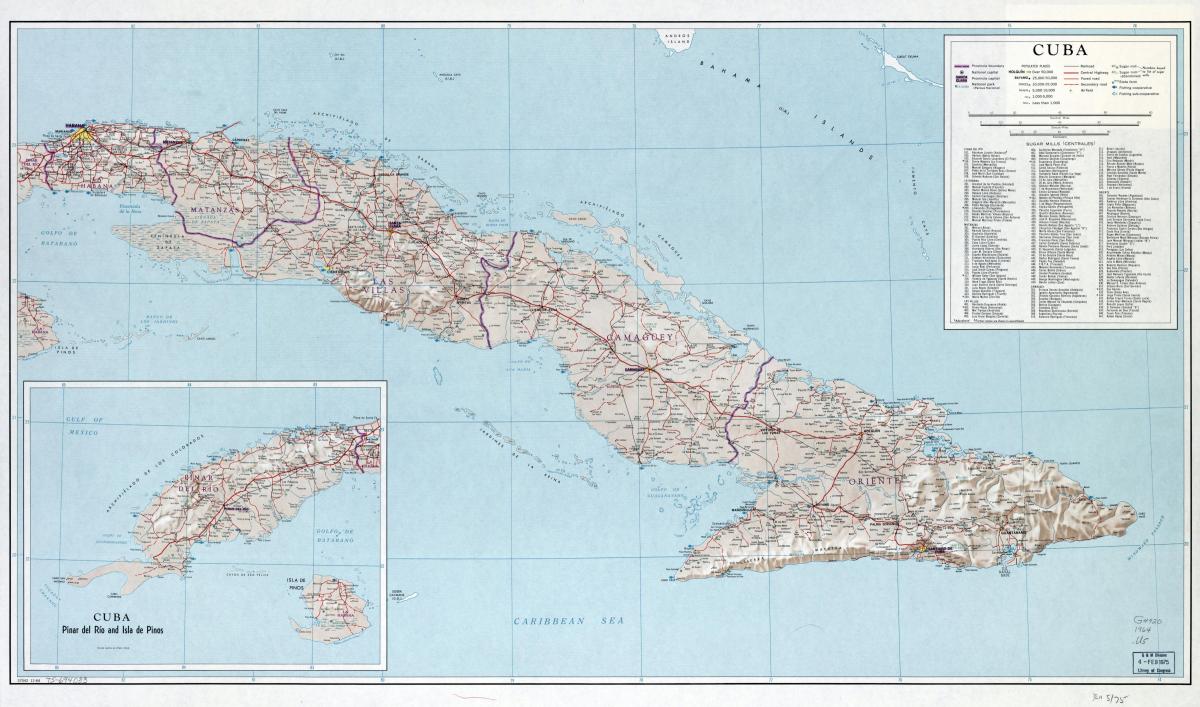 Cuba stadskaart